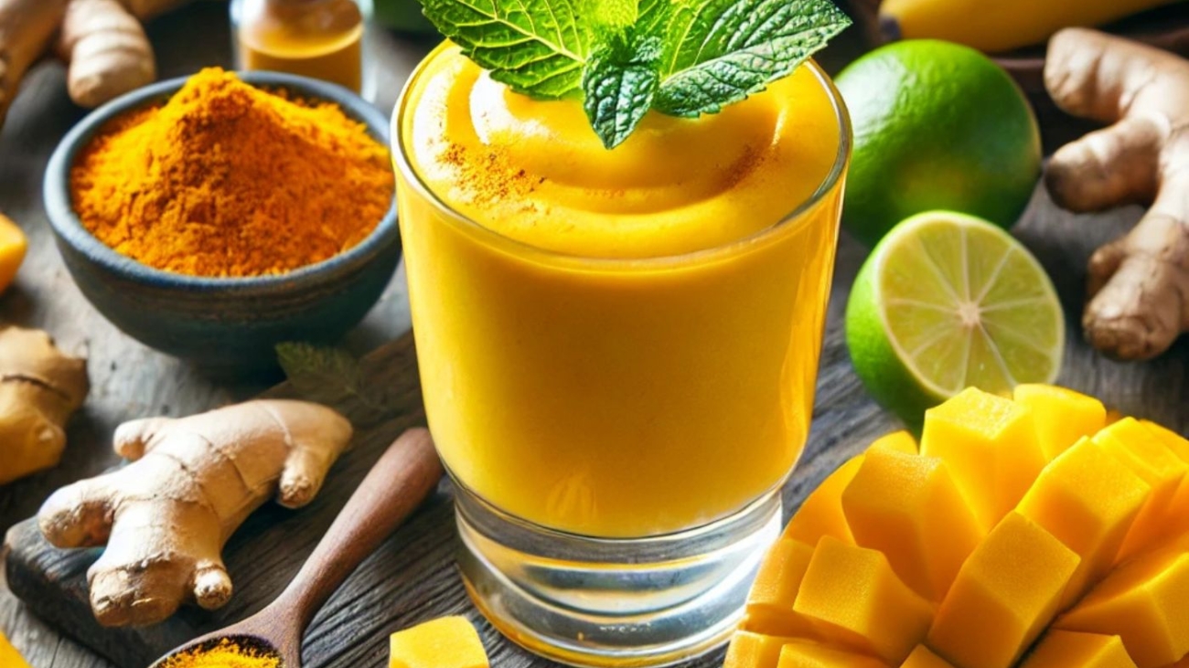 Mango-Kurkuma-Smoothies
