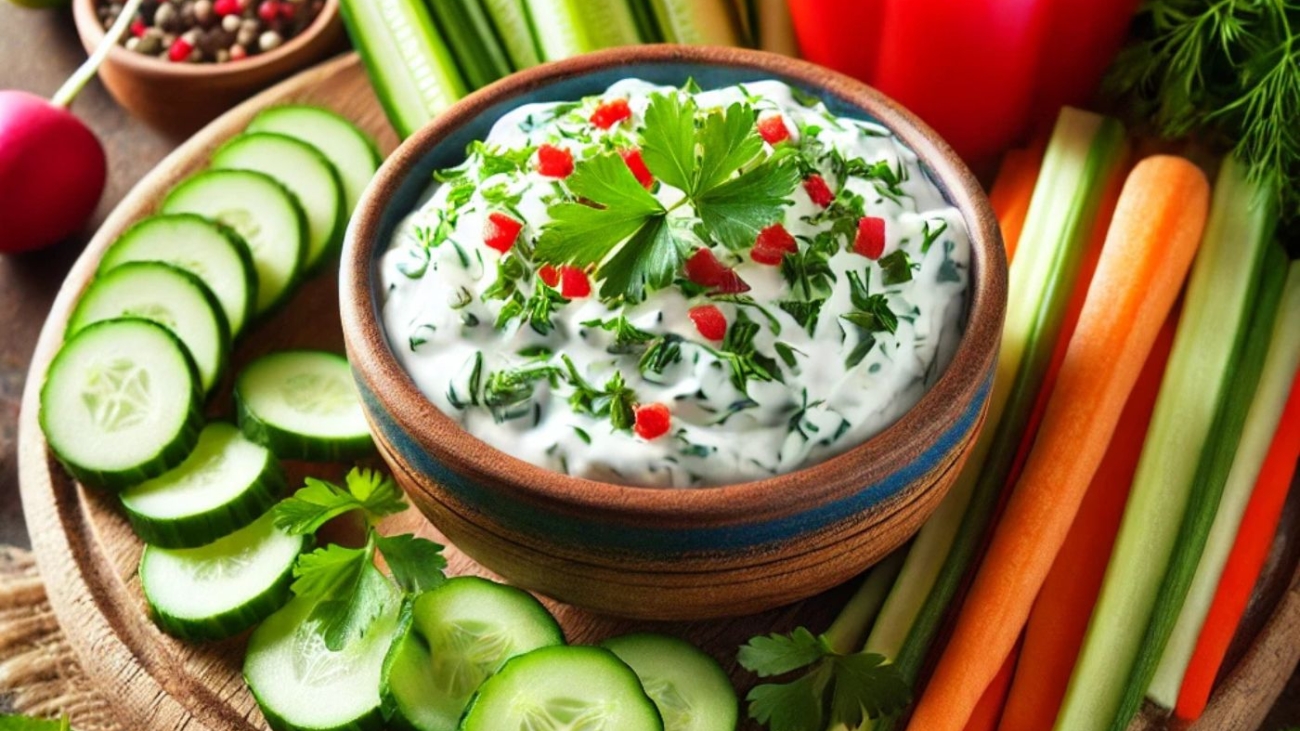 basischer-quark-mit-buntem-rohkostgemüse