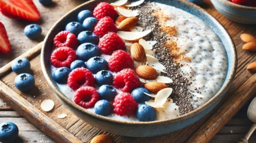 basisches-kokos-chia-porridge